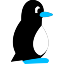 download Penguin clipart image with 135 hue color