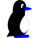 download Penguin clipart image with 180 hue color