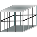 download Metal Cage clipart image with 180 hue color