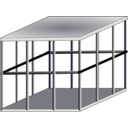 download Metal Cage clipart image with 225 hue color