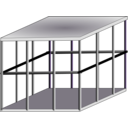 download Metal Cage clipart image with 270 hue color