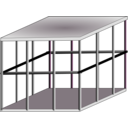 download Metal Cage clipart image with 315 hue color
