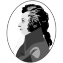 download Mozart clipart image with 45 hue color