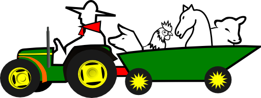 Logo Tractor Animales