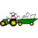 Logo Tractor Animales