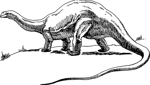 Dinosaur Brontosaurus