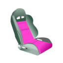 download Racing Seat clipart image with 315 hue color
