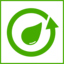 Eco Green Recycle Water Icon