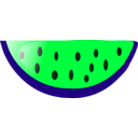 download Watermelon1 clipart image with 135 hue color