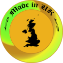 download Made In Uk clipart image with 45 hue color