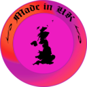 download Made In Uk clipart image with 315 hue color