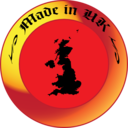 download Made In Uk clipart image with 0 hue color