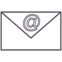 download Email 10 clipart image with 225 hue color