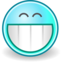 download Tango Face Grin clipart image with 135 hue color