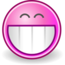 download Tango Face Grin clipart image with 270 hue color