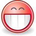 download Tango Face Grin clipart image with 315 hue color