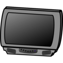 download Television clipart image with 225 hue color