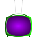 download An Old Tv clipart image with 90 hue color