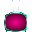 download An Old Tv clipart image with 135 hue color