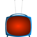 download An Old Tv clipart image with 180 hue color