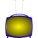 download An Old Tv clipart image with 225 hue color
