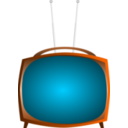 download An Old Tv clipart image with 0 hue color