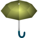 download Umbrella clipart image with 135 hue color