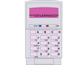 download Teclado De Alarma clipart image with 225 hue color