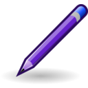 download Tango Style Pencil clipart image with 225 hue color