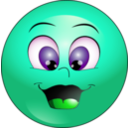 download Happy Smiley Emoticon clipart image with 135 hue color