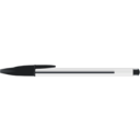 download Black Bic Pen clipart image with 45 hue color