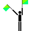 download Seamphore Tango clipart image with 90 hue color