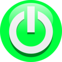 download Power Off Icon clipart image with 135 hue color