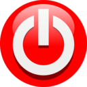 download Power Off Icon clipart image with 0 hue color