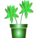 download Flower Icon clipart image with 90 hue color