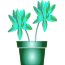 download Flower Icon clipart image with 135 hue color