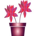 download Flower Icon clipart image with 315 hue color