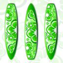 download Surfboard clipart image with 270 hue color
