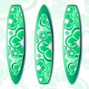 download Surfboard clipart image with 315 hue color