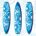 download Surfboard clipart image with 0 hue color