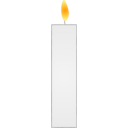 download Candle clipart image with 0 hue color