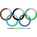 download Olympics Icon clipart image with 135 hue color