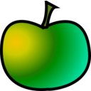 download Apple clipart image with 45 hue color