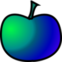 download Apple clipart image with 135 hue color