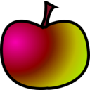 download Apple clipart image with 315 hue color