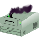 download Printer Out Of Order clipart image with 90 hue color