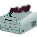 download Printer Out Of Order clipart image with 135 hue color