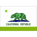 download Flag Of California Thin Border clipart image with 90 hue color