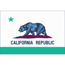 download Flag Of California Thin Border clipart image with 180 hue color