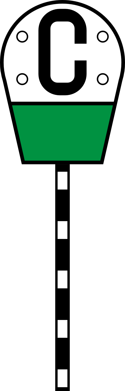 Gd 08 Sign Permanent Warning Sign Of The Filing Of A Whistle